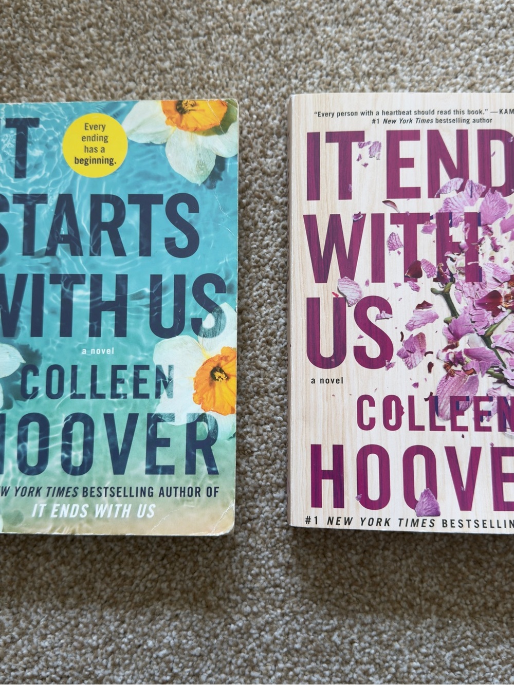 Colleen Hoover Romance Book Bundle It Ends With Us + It Starts With Us